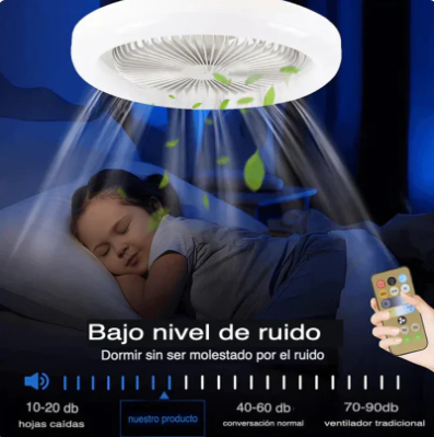 Refresca tu Hogar con Estilo Comodidad | Ventilador de Techo Con Luz | Envío Gratis